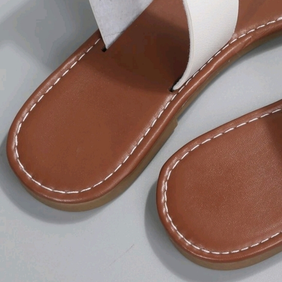 New Casual Outdoors Thong Sandals for Women, Bucklecolor block toe post flat… - Picture 5 of 7